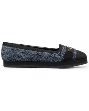 Ferragamo Ladies Flats, Us - Blue