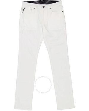 BLACK LABEL CRESTBRIDGE 5-Pocket Cotton-Blend Trousers, Brand Size 79 (Waist - White