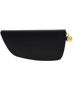 Burberry Shield Leather Wallet - Black