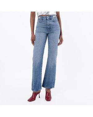 Rabanne 1969 Signature Embellished Jeans, Waist - Blue