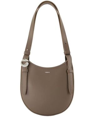 Coperni Calfskin Leather Shoulder Bag - Brown
