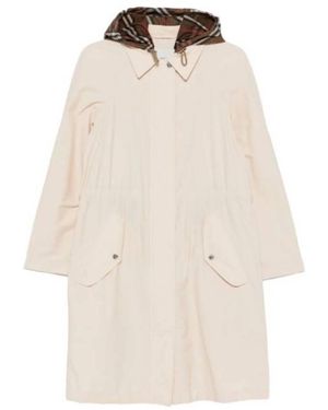 Burberry Newbury Parka - Natural