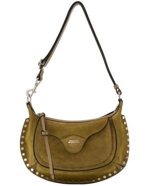 Isabel Marant Moon Pocket Shoulder Bag Khaki - Metallic