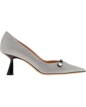 Jimmy Choo Rosalia 65 Glitter Court Shoes - Grey