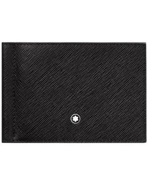 Montblanc Sartorial 15Cc Leather Long Wallet in Blue | Lyst