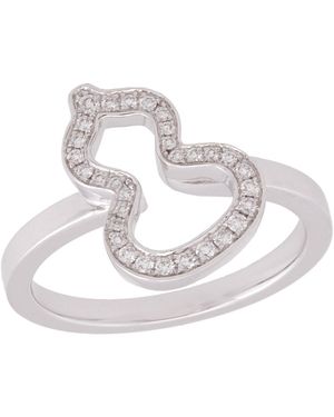 Qeelin Wulu Petite 18K Diamond Ring - Metallic