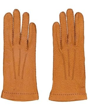 Sauso Cork Saara Peccary Unlined Gloves, Brand - Brown