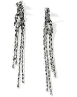 John Hardy Love Knot Drop Earring, Sterling - Metallic