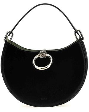 Chloé Arlene Leather Hobo Bag - Black