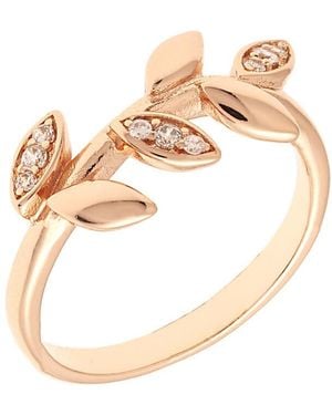 Sole du Soleil Lily Collection 18K Rg Plated Fashion Ring - Metallic