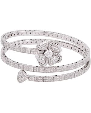 BVLGARI 18 Kt Diamond Fiorever Bracelet - White