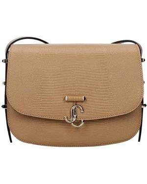 Jimmy Choo Leather Crossbody Bag - Natural