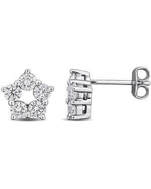 Created Forever 1 1/10 Ct Lab Grown Diamond Tw Fashion Post Earrings - Metallic
