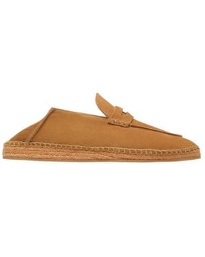Bally Karakas Kolby Calf Suede Espadrilles, Brand Size 38 Us - Brown