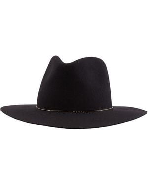 Van Palma Ladies Basile Bead Embellished Hat - Black