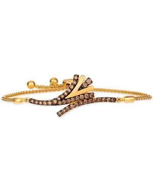 Le Vian Ladies Mermaid Collection 14K Honey Bolo Bracelet - Metallic