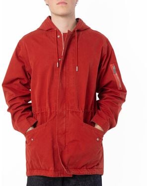 Burberry Bonded Cotton Parka - Brown
