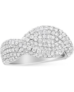 Haus of Brilliance 18K Cluster 2 1/4 Cttw Diamond Fashion Ring (F-G Colour, Vs1-Vs2 Clarity) - White