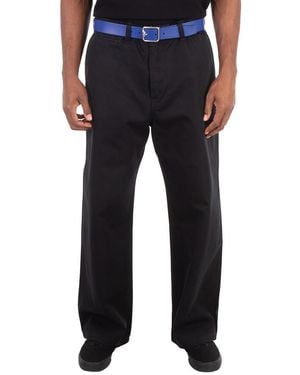 Burberry Mid-Rise Chino Pants - Black