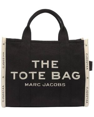 Marc Jacobs The Medium Jacquard Tote Bag - Black