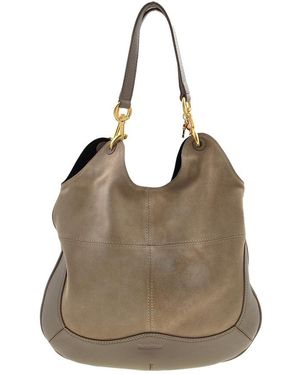 See By Chloé Suede And Leather Hobo Bag - Brown