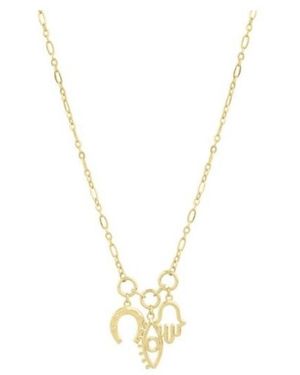Tresorra 14K Lucky Charms Necklace - Metallic