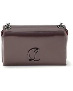 Christian Louboutin Loubi54 Shoulder Bag - Grey