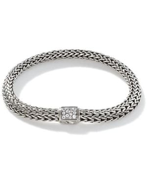 John Hardy Icon Bracelet, Sterling, Reversible Gemstones, 6.5Mm - Metallic