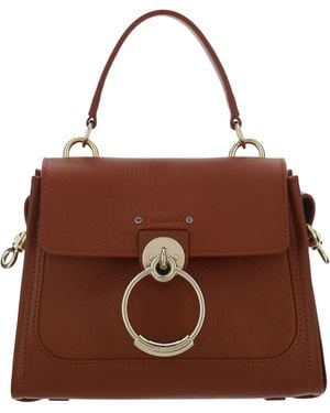 Chloé Tess Handbag - Brown