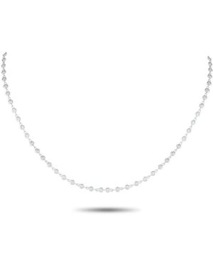 LB Exclusive 18K 1.90Ct Diamond Necklace Ank 13912 16 - Metallic
