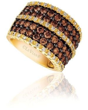 Le Vian Ladies Chocolate Diamonds Rings Set - Metallic