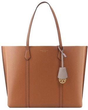 Tory Burch Perry Triple-Compartment Tote - Brown