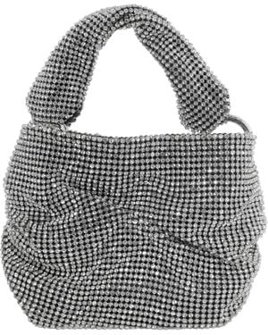 Jimmy Choo Bonny Crystal-Embellished Mini Bag - Metallic