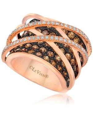 Le Vian Ladies Euphoria Chocolate Rings Set - Metallic