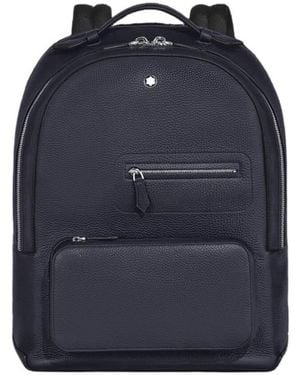 Montblanc Companion Leather Backpack - Blue