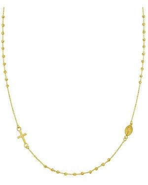 Tresorra 14K Rosary Necklace - Metallic