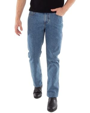 Burberry Haringate Slim Fit Cotton Denim Jeans - Blue
