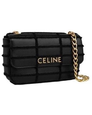 Celine Chain Shoulder Bag - Black