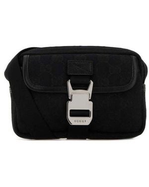 Gucci Canvas Mini Crossbody Bag Blackblackblack Borse A Tracolla