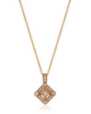 Le Vian Ladies Vanilla Strawberry Necklaces Set - Metallic