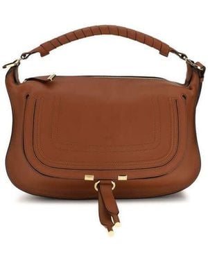 Chloé Chlo Marcie Shoulder Bag - Brown