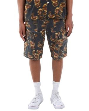 Isabel Marant Jemuel Floral Printed Shorts, Waist Size 30" - Black