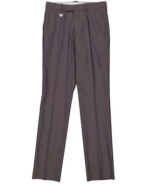 Burberry Tailored Wool Trousers, Brand Size 50 (Waist - Grey