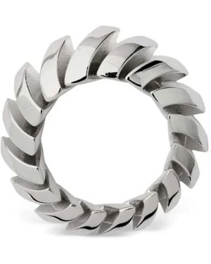 Burberry Rose Thorn Ring - Gray