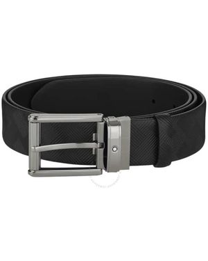 Montblanc Extreme 3.0 Leather Belt - Black