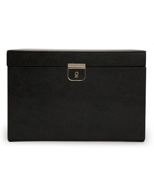Wolf Palermo Large Anthracite Jewellery Case 213002 - Black