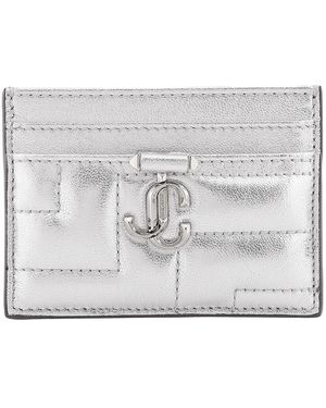 Jimmy Choo Umika Leather Card Case - White