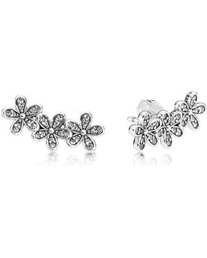 PANDORA Dazzling Daisies Stud Earrings - Metallic