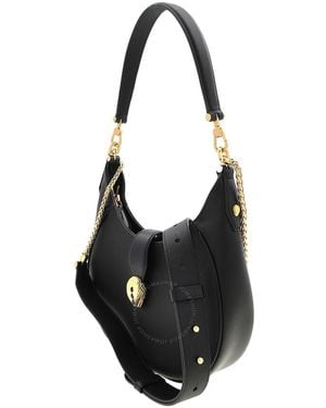 BVLGARI Serpenti Ellipse Handbag Shoulder Bag - Black