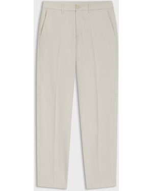 BOSS Slim-Fit Technical Trousers With Four-Way Stretch, Brand Size 52 (Us - White